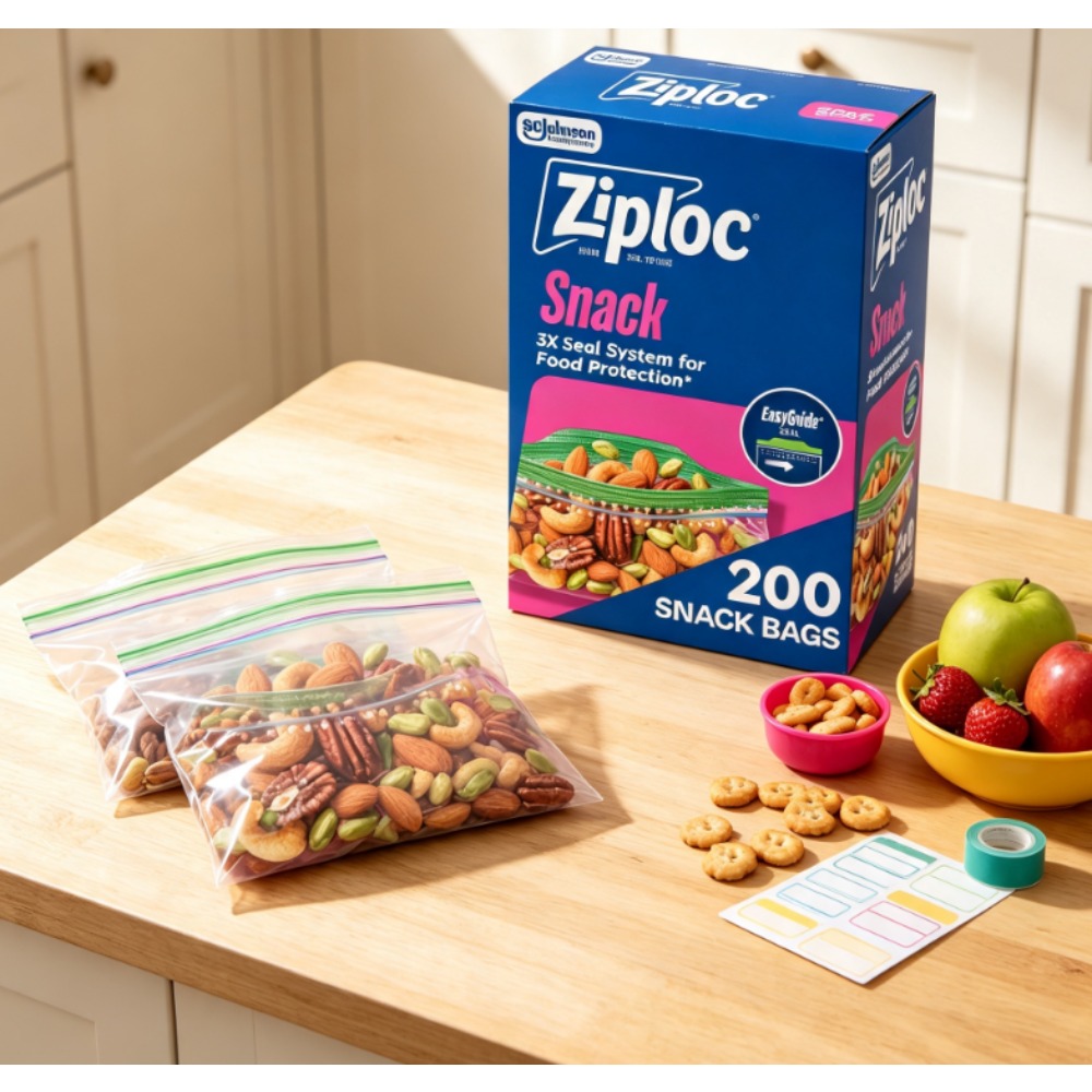 Food Storage Technology - Ziploc ® Sacos de Lanche da