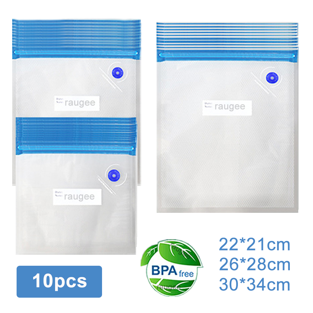 Food Storage Method - Sacos de vácuo reutilizáveis sacos de
