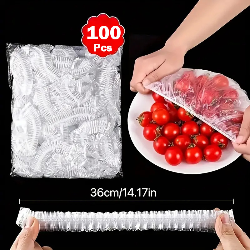 Food Storage And Safety - 100 unidades de Coberturas Descartáveis de