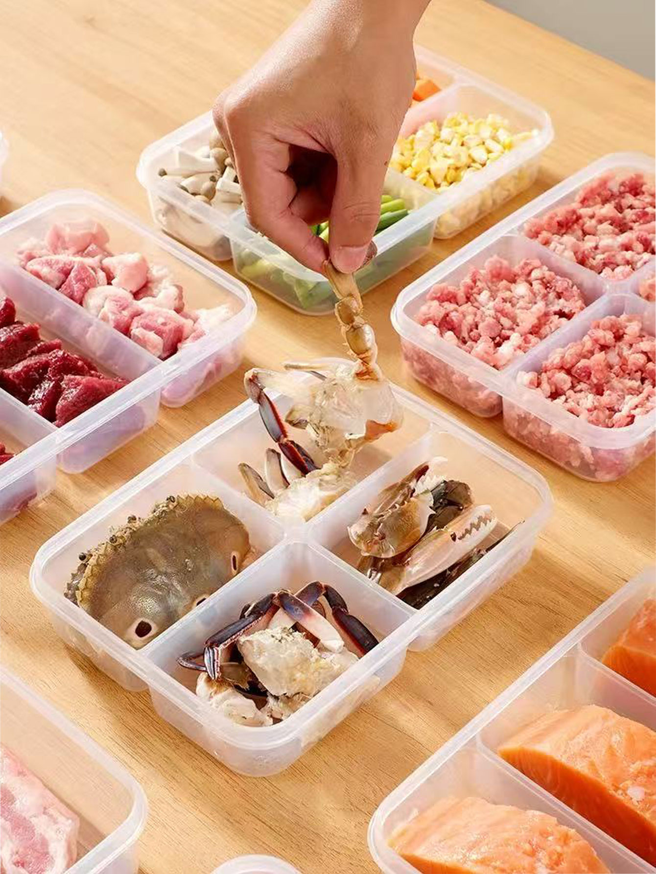 Food Storage Frozen - Caixa de Armazenamento para Freezer Específica