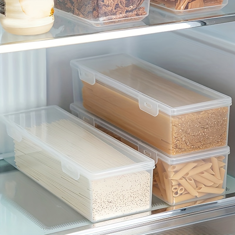 Food Storage And Safety - Caixa plástica transparente do armazenamento do