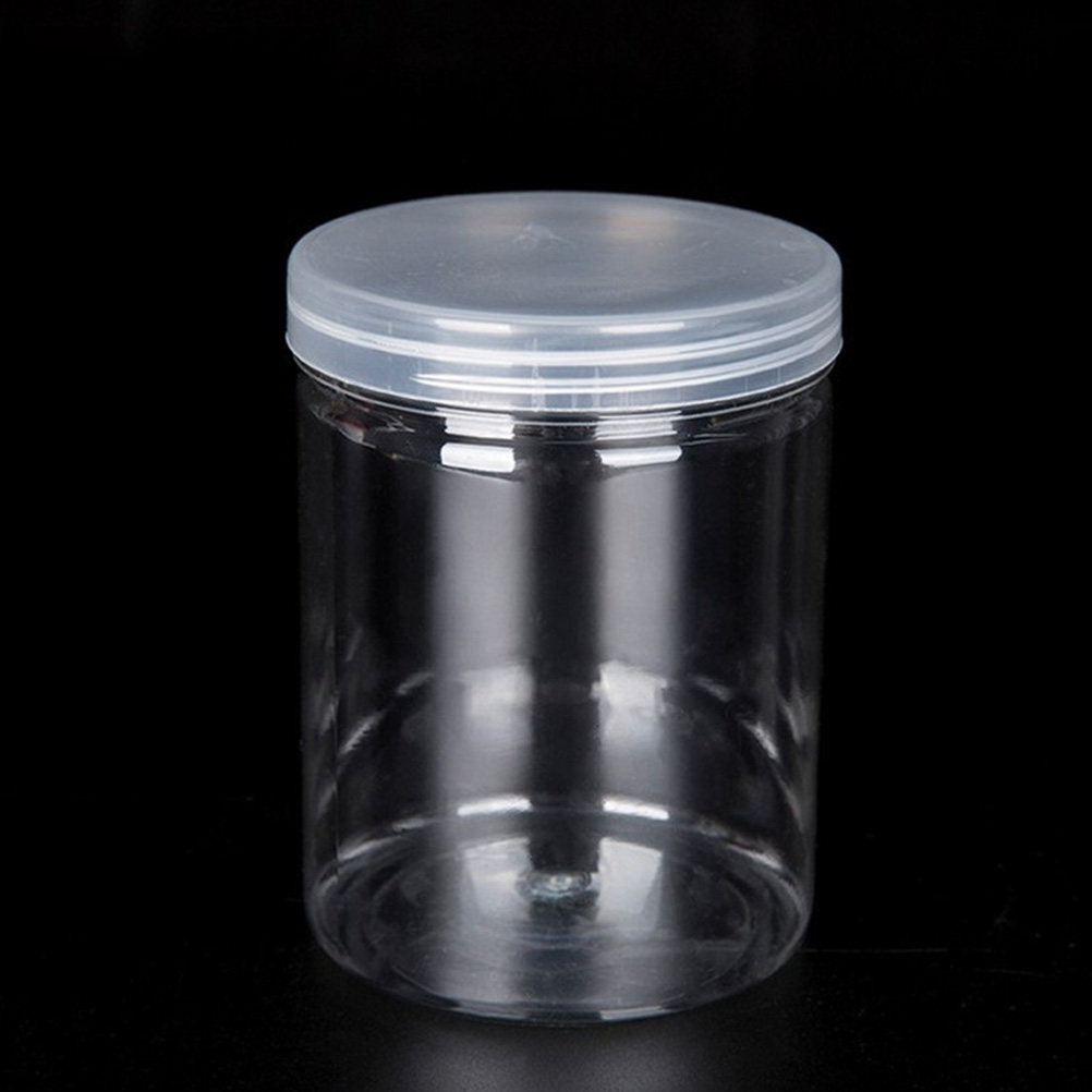Food Storage Jars Plastic - 10 Potes de Plástico Transparente de