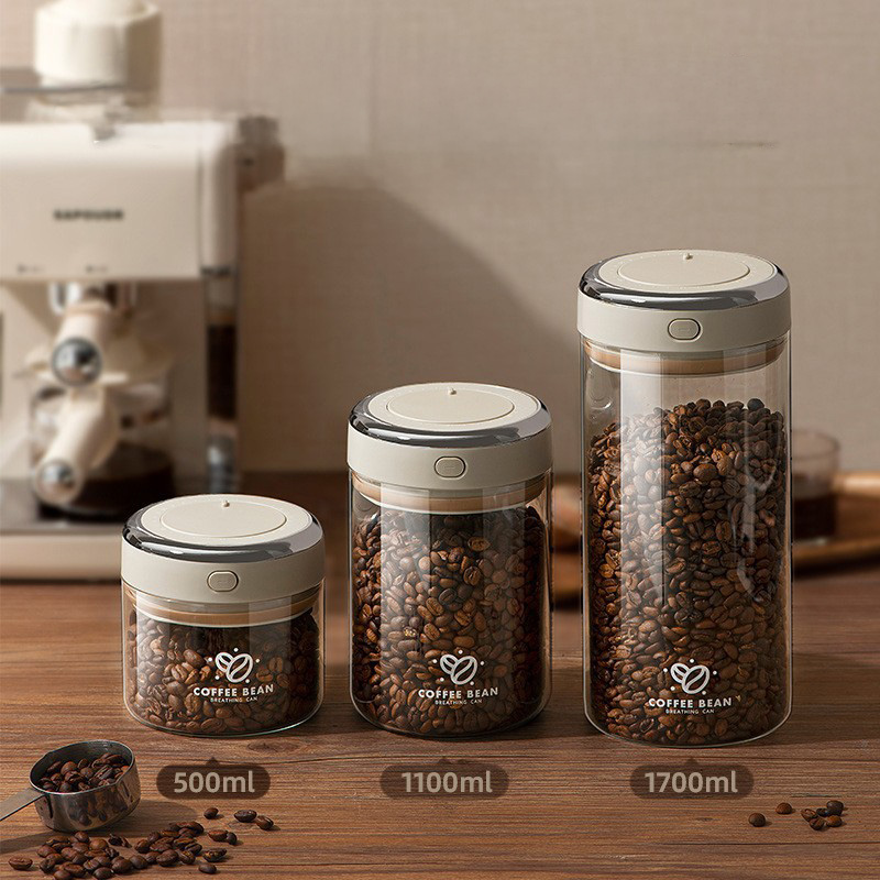 Food Storage Containers Glass - Tanque a Vácuo para Grãos de