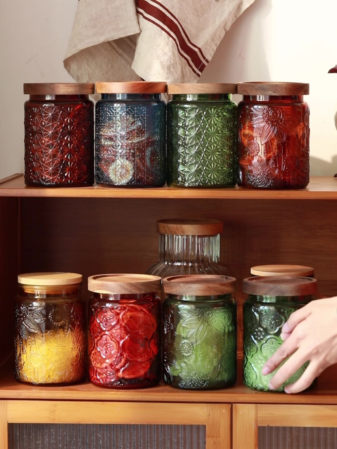 Food Storage Containers Glass - Frasco De Armazenamento De Vidro com