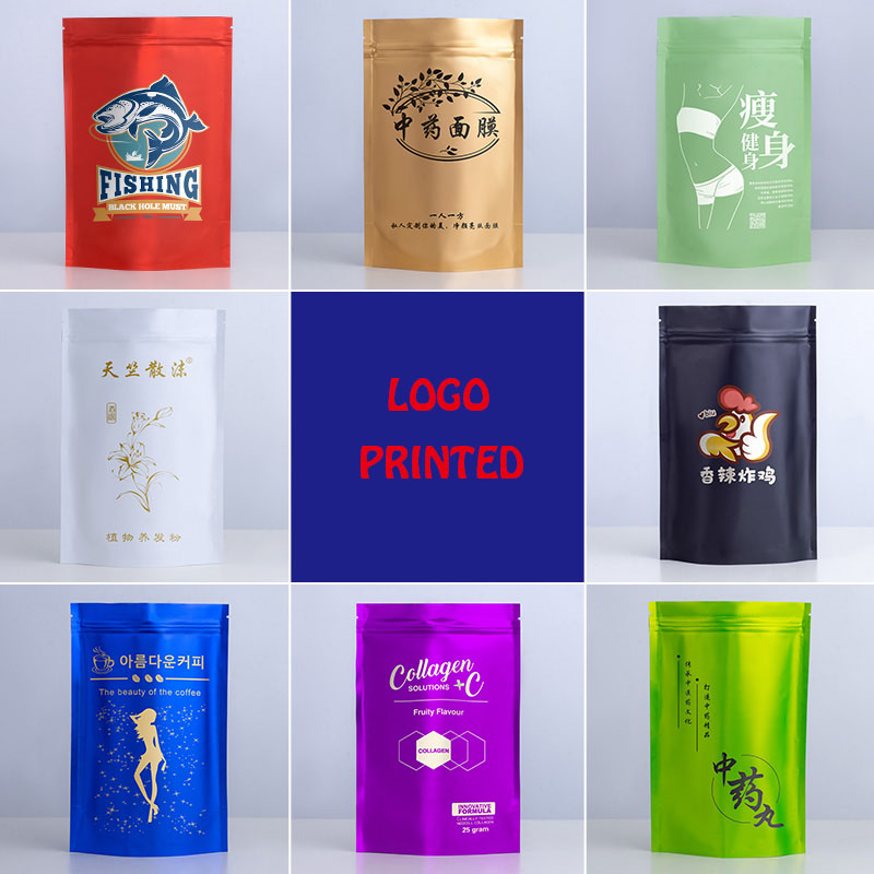 Food Storage Bags Zip Lock Pouch - Saco zip lock resealable de folha