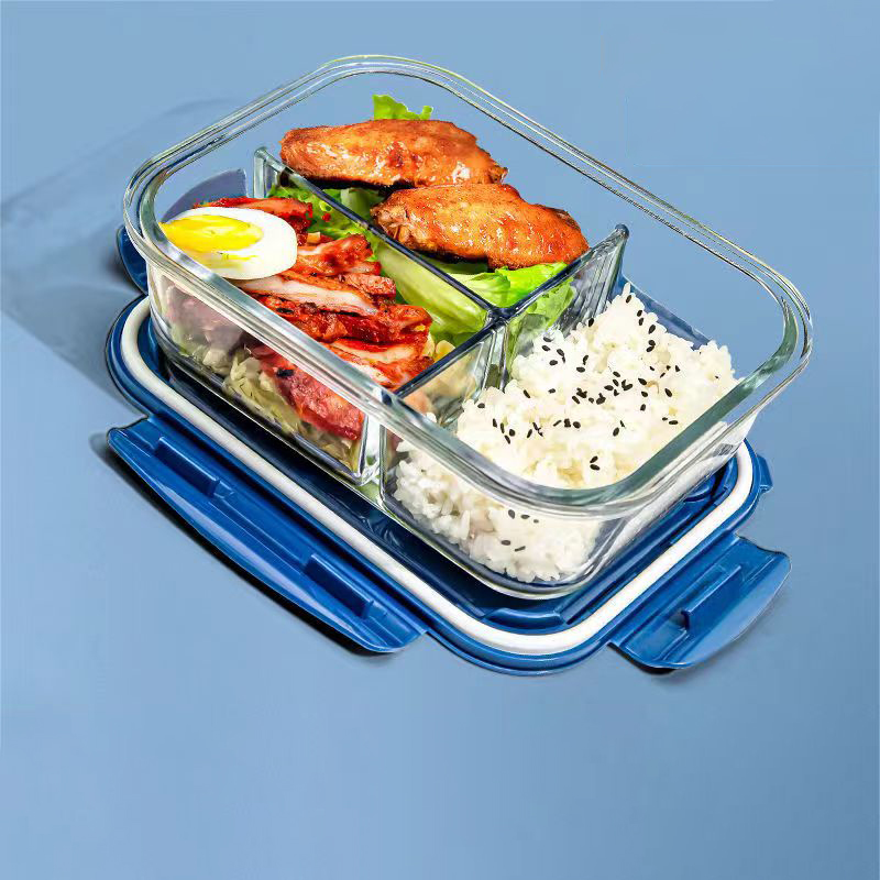 Food Storage Vault - Novo estilo lancheira de vidro 1050ml