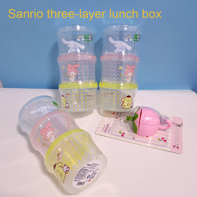 Food Storage On Table - Conjunto de Caixa Bento Kitty com