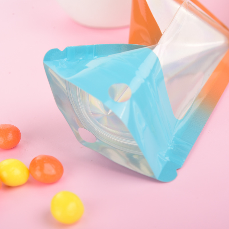 1000 pçs laser cor gradiente z - Food Storage Bags Zip Lock Pouch avaliação e preço