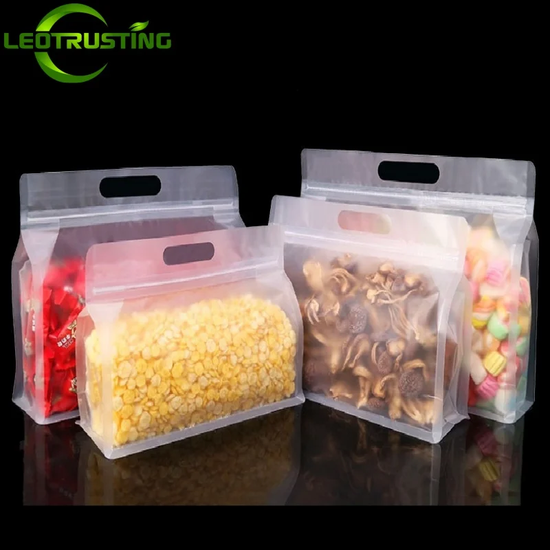 50 Sacos Ziplock Foscos 3D com - Food Storage Bags Zip Lock Pouch avaliação e preço