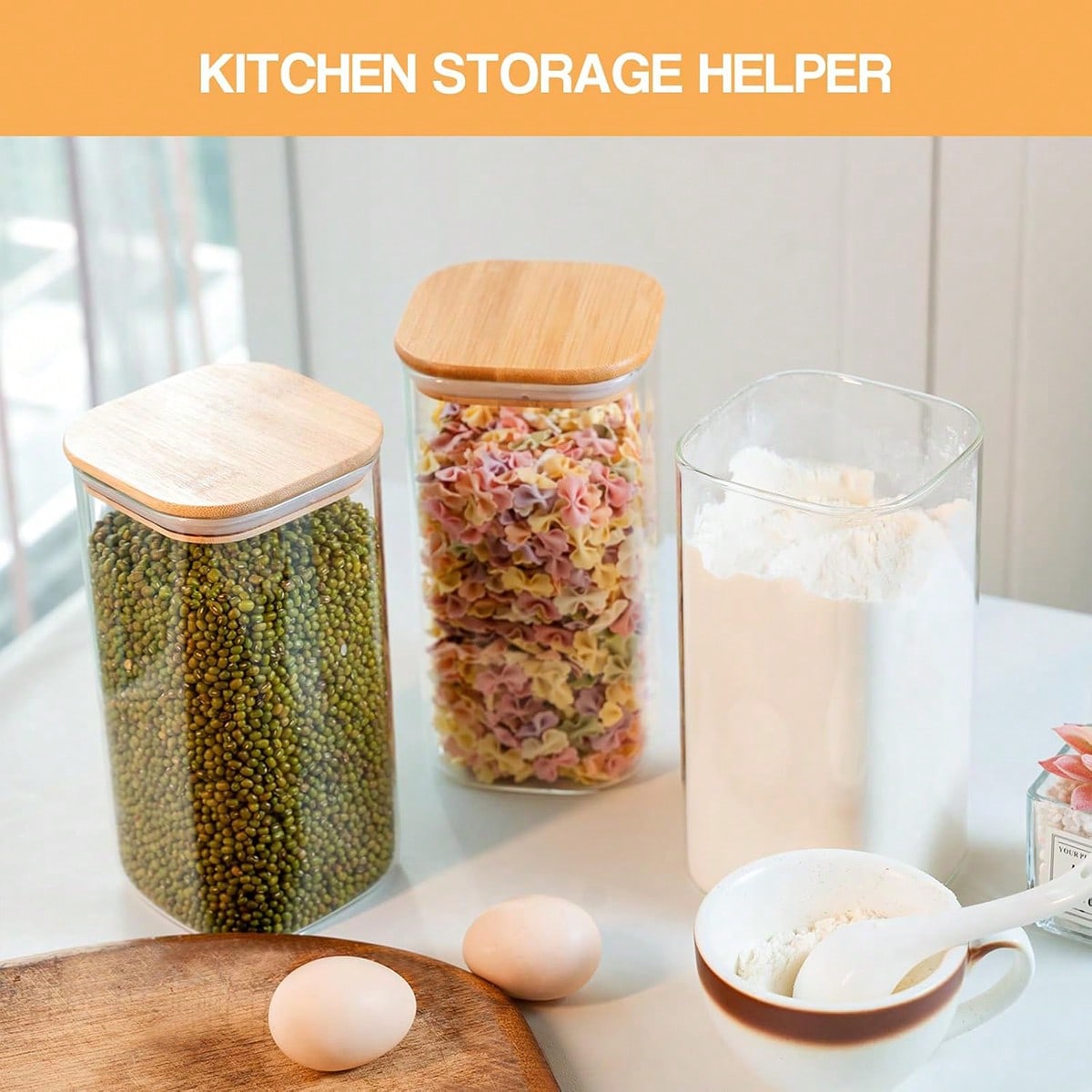 Conjunto de 6 Potes de Vidro p - Food Storage Containers Glass avaliação e preço