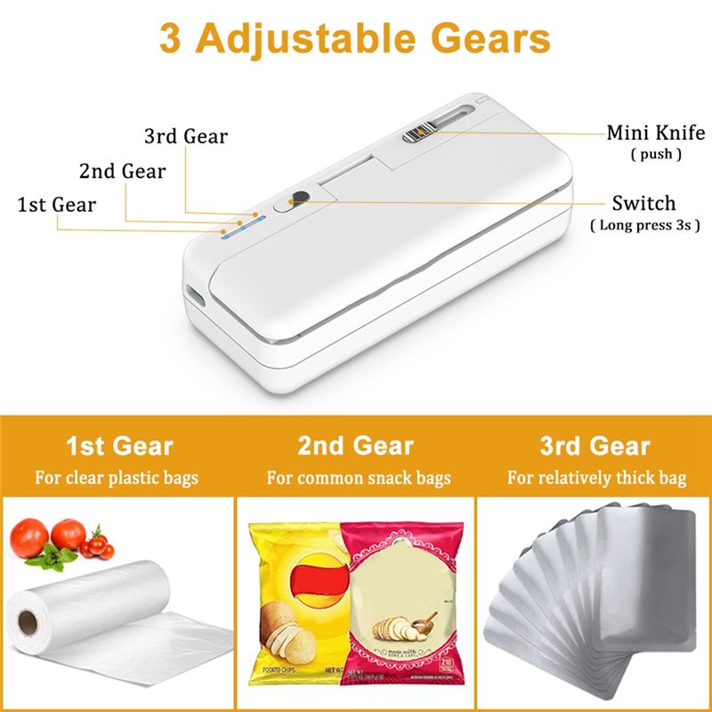 Máquina Seladora de Sacos Mini - Food Storage Machine avaliação e preço