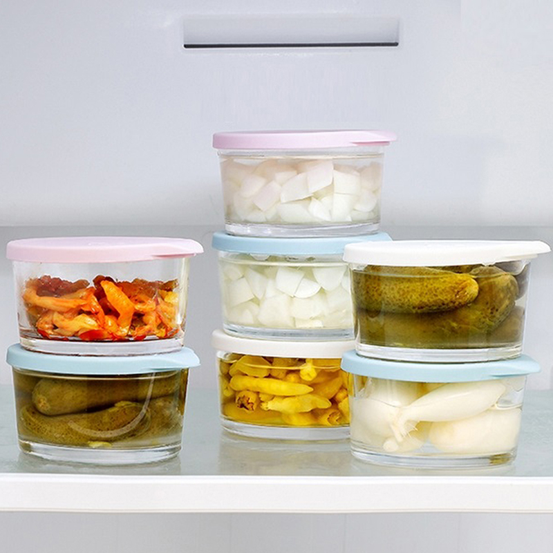 ● Recipiente Redondo para Arma - Food Storage Containers Glass avaliação e preço