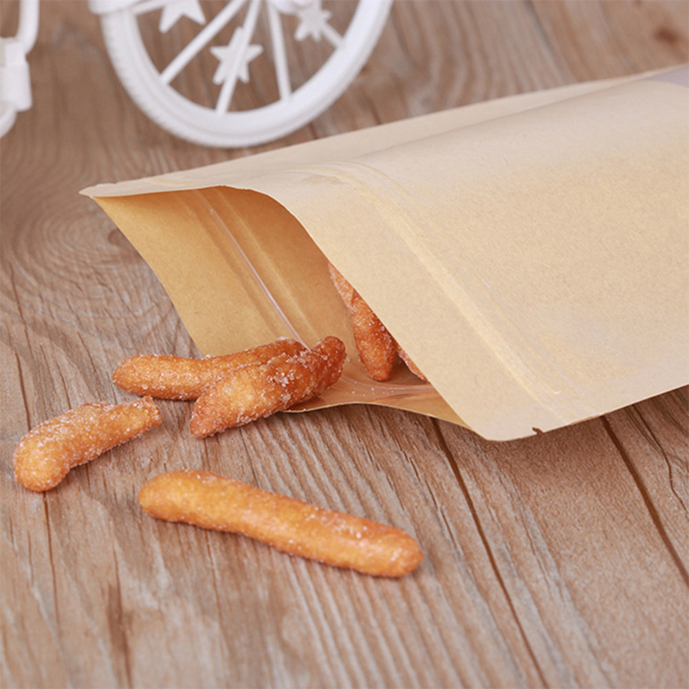 50 Sacos de Papel Kraft com Zí - Food Storage Is avaliação e preço