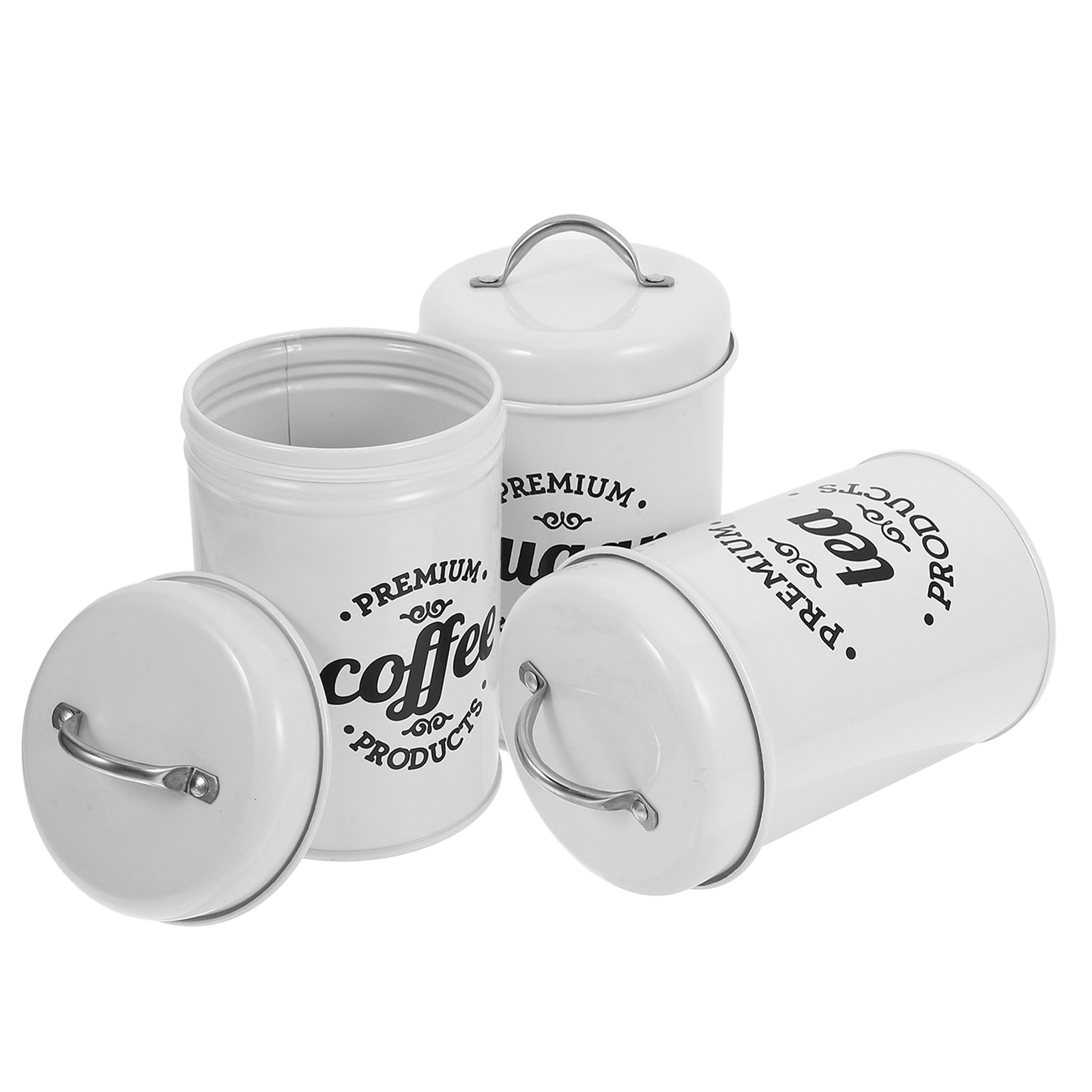 Conjunto de Recipientes Metáli - Food Storage Jars Plastic avaliação e preço