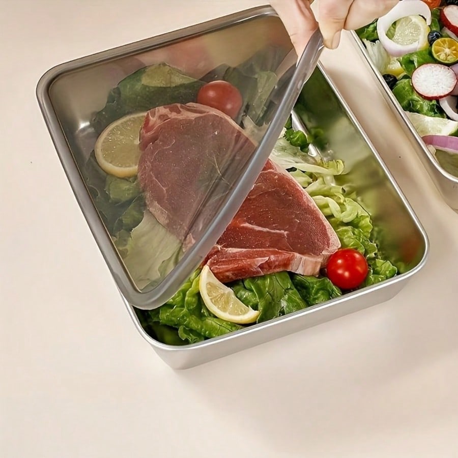 Conjunto de 6 Peças (3 Caixas  - Food Storage Essentials avaliação e preço