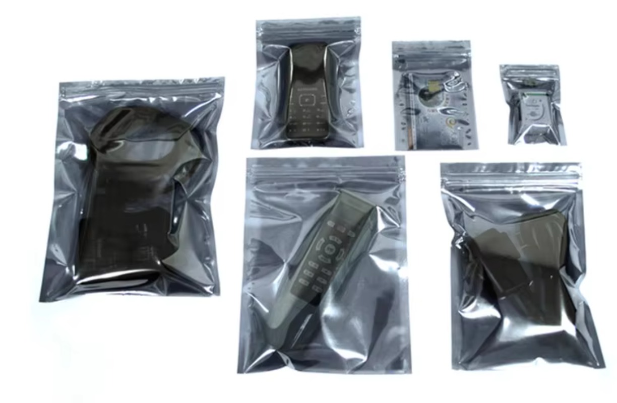 100 pçs anti-estático blindage - Food Storage Bags Zip Lock Pouch avaliação e preço