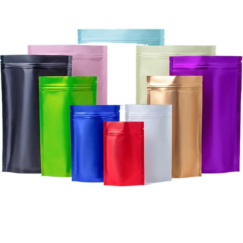 100 pçs personalizado fosco ac - Food Storage Bags Zip Lock Pouch avaliação e preço