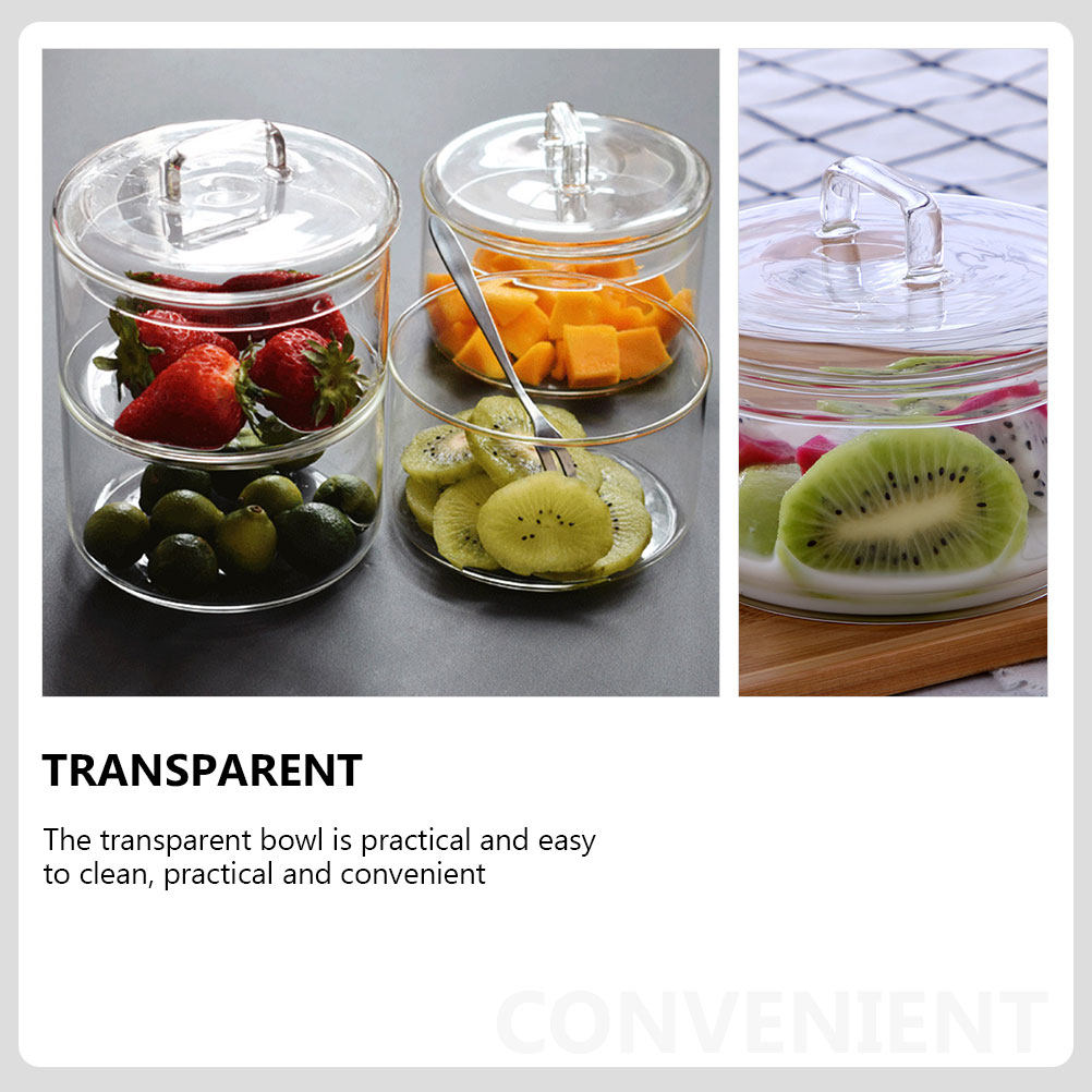 Conjunto de 1 Tigela de Vidro  - Food Storage Containers Glass avaliação e preço