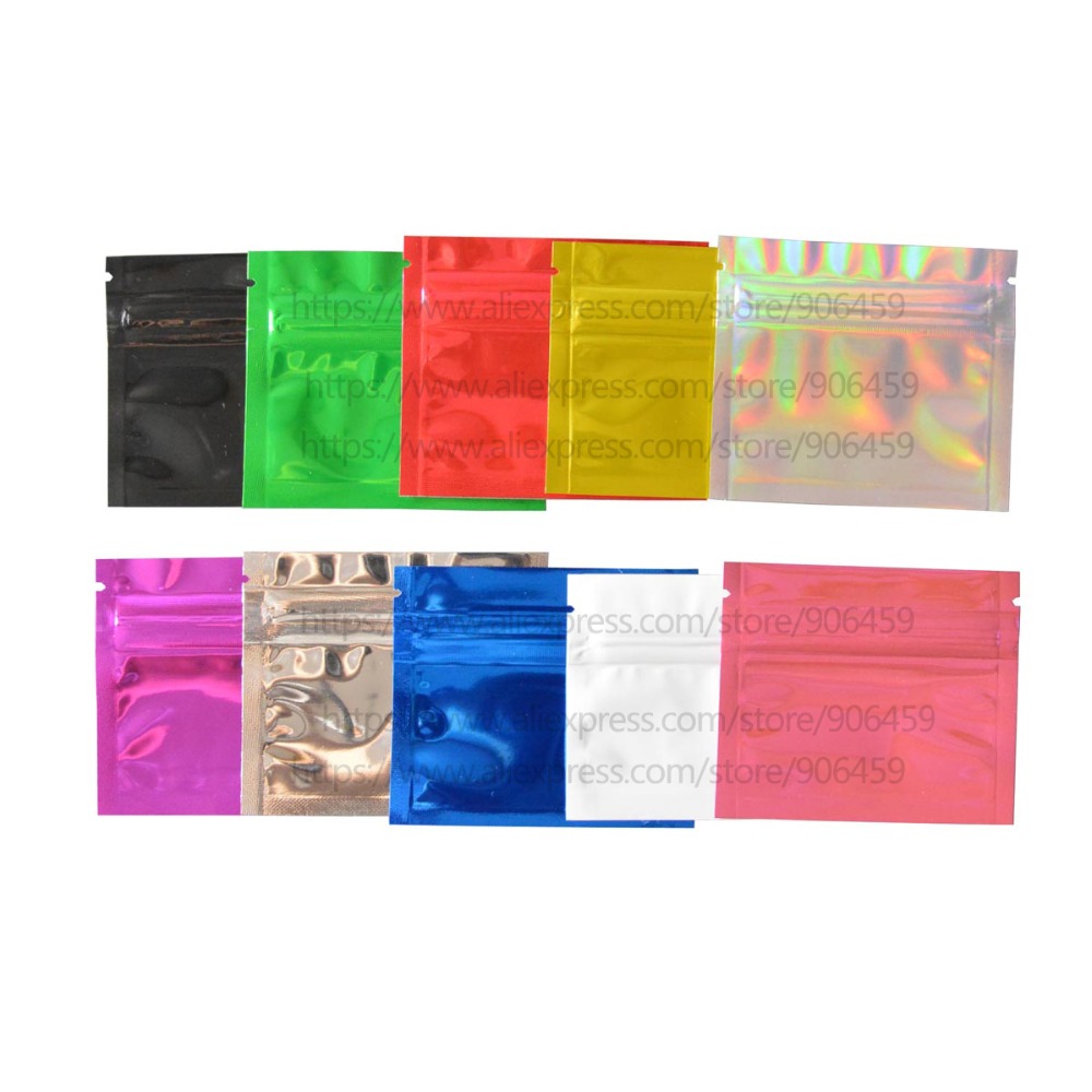 Colorido Alumínio Foil Zip Loc - Food Storage Bags Zip Lock Pouch avaliação e preço
