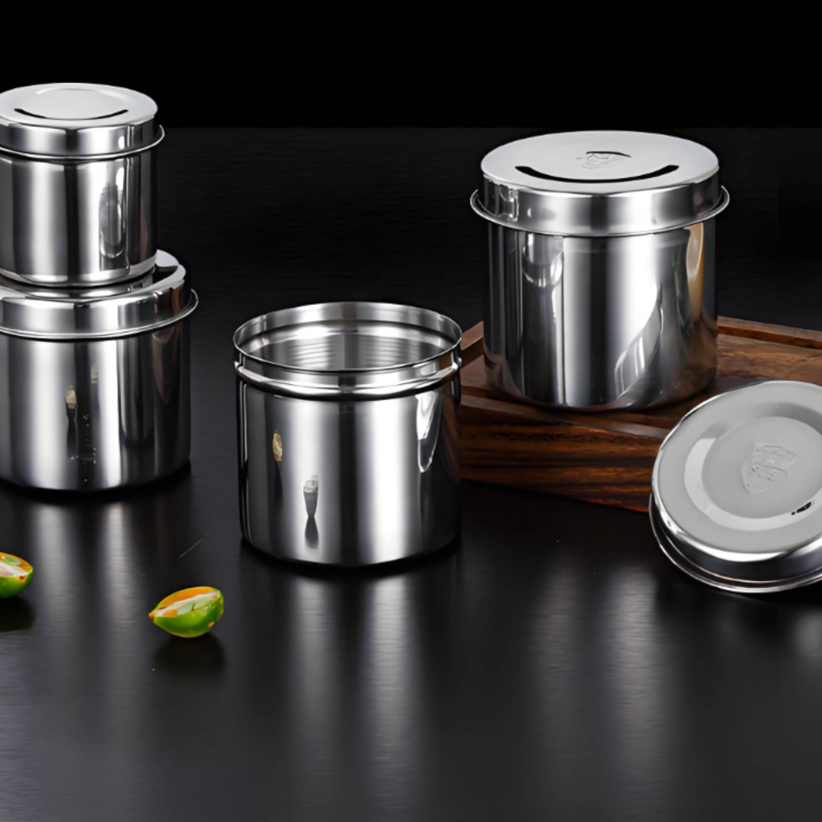 Caixa de amostra de aço inoxid - Food Storage Metal Box avaliação e preço