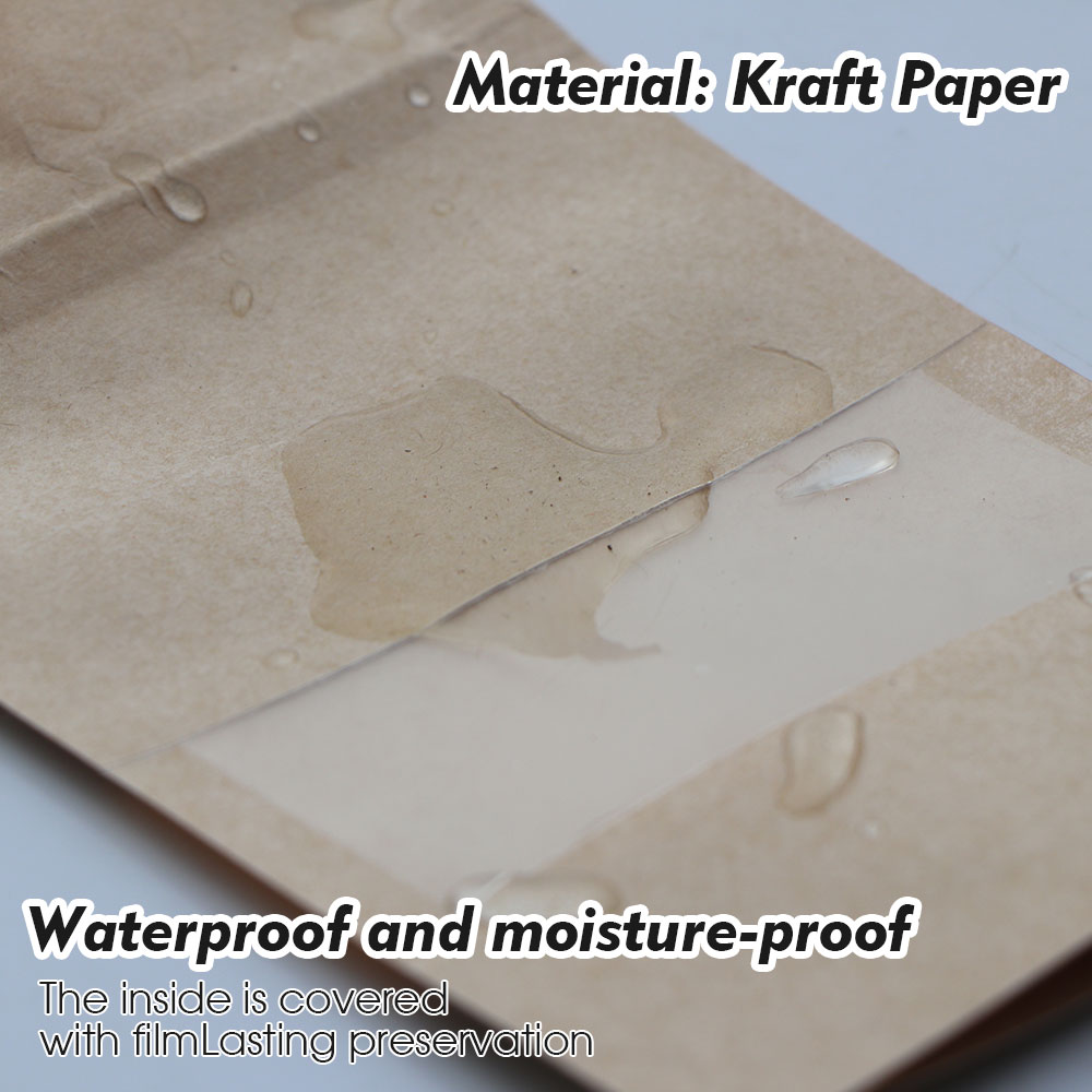 Kraft Paper Zip Lock Sacos, Ja - Food Storage Bags Zip Lock Pouch avaliação e preço