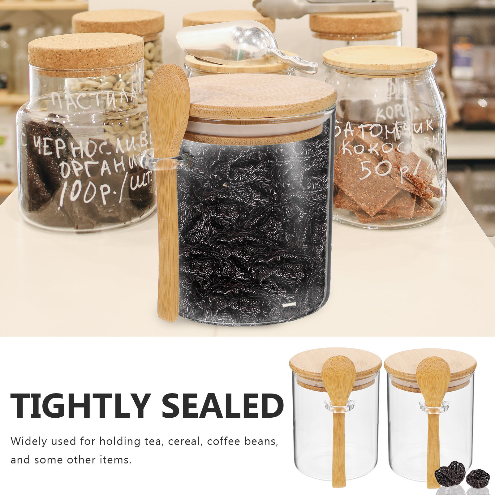 Conjunto de 2 Potes de Vidro T - Food Storage Containers Glass avaliação e preço
