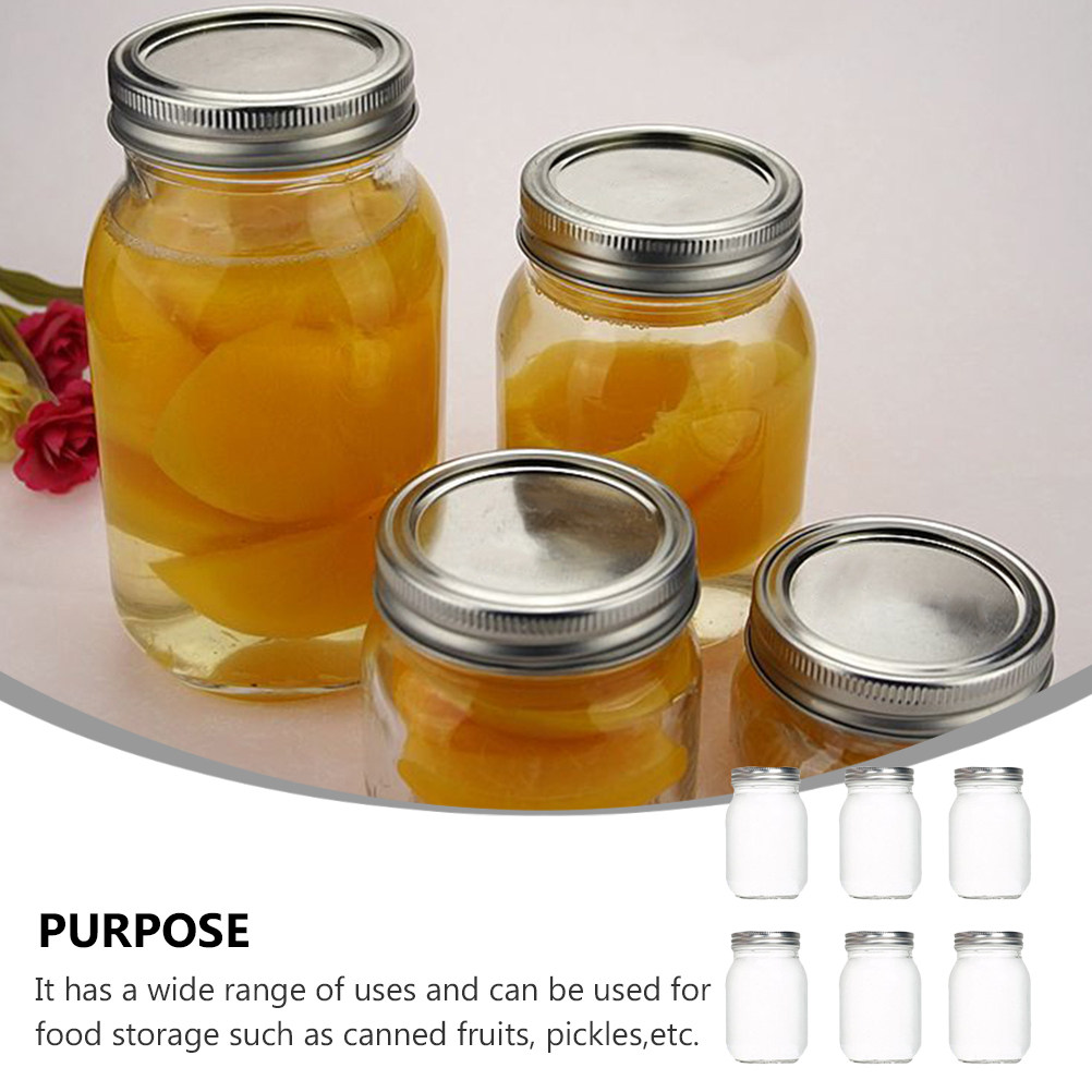 Conjunto de 6 Frascos de Vidro - Food Storage Jars Plastic avaliação e preço