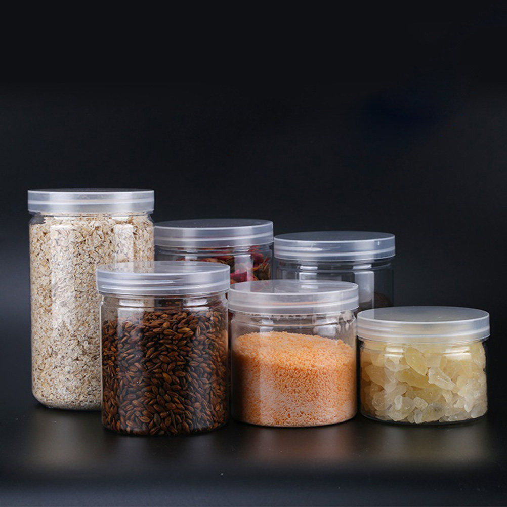 10 Potes de Plástico Transpare - Food Storage Jars Plastic avaliação e preço