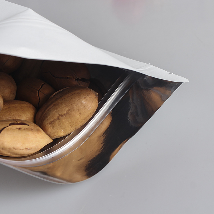 100 Sacos de Papel Branco com  - Food Storage Bags Zip Lock Pouch avaliação e preço