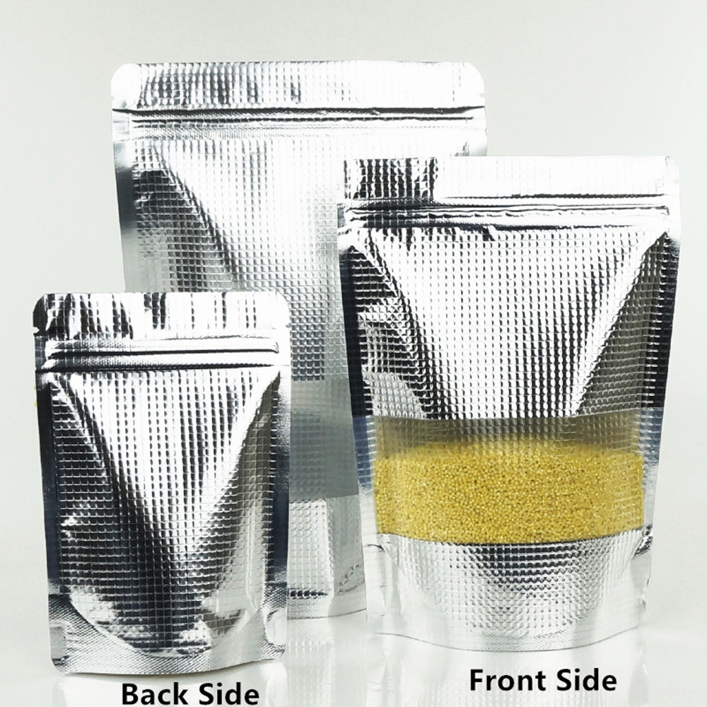 100 peças sacos resseláveis de - Food Storage Bags Zip Lock Pouch avaliação e preço