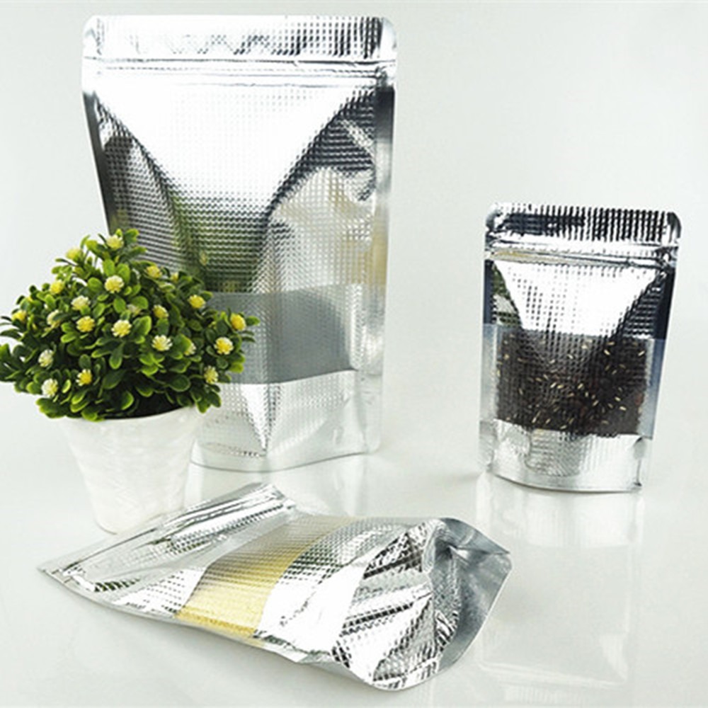 100 peças sacos resseláveis de - Food Storage Bags Zip Lock Pouch avaliação e preço