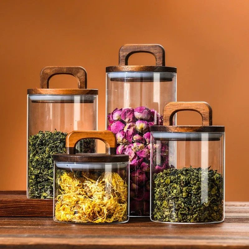 Frasco de vidro transparente c - Food Storage Containers Glass avaliação e preço