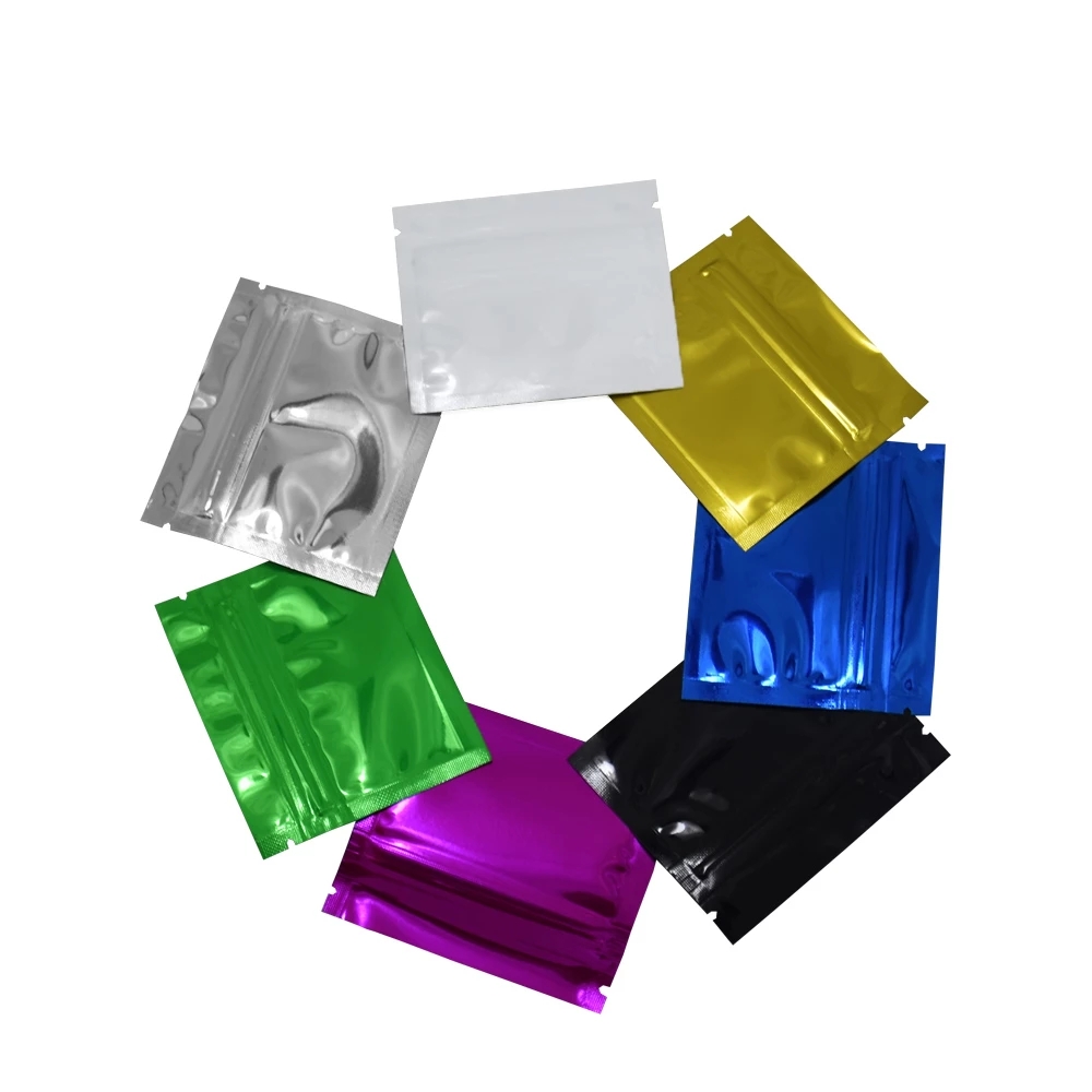 Folha de alumínio brilhante co - Food Storage Bags Zip Lock Pouch avaliação e preço