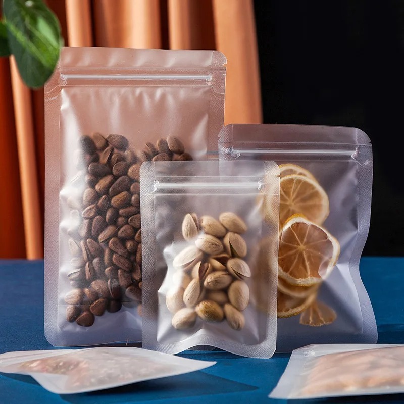 Saco Ziplock Transparente Fosc - Food Storage Bags Zip Lock Pouch avaliação e preço