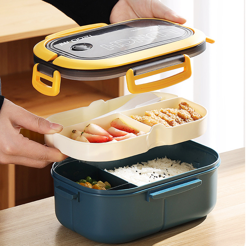 Única lancheira de camada dupl - Food Storage Vault avaliação e preço