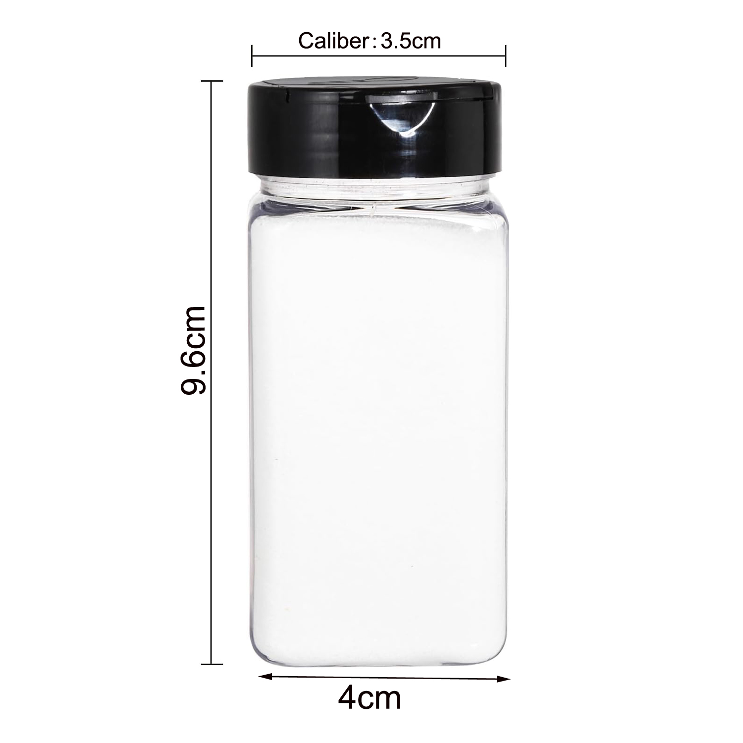Potes de Plástico Grandes Quad - Food Storage Jars Plastic avaliação e preço