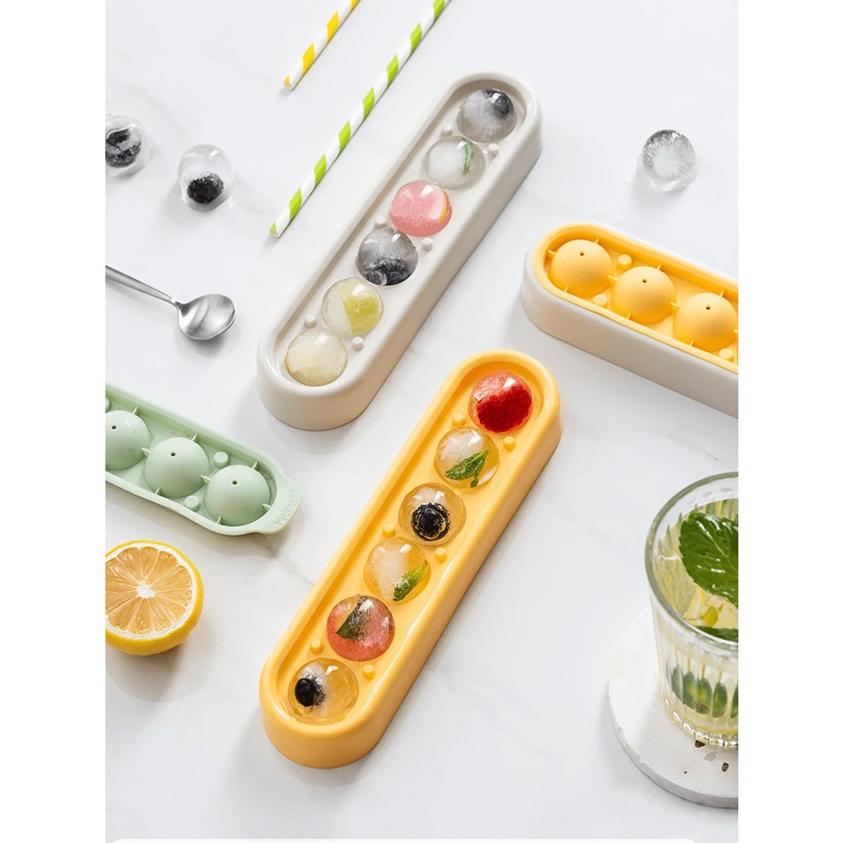 Forma Redonda para Gelo, Molde - Food Storage Frozen avaliação e preço