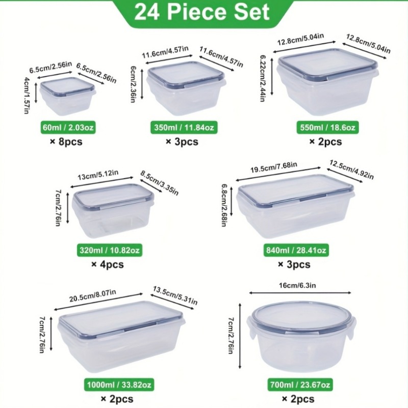 Conjunto de Armazenamento de A - Food Storage On Table avaliação e preço
