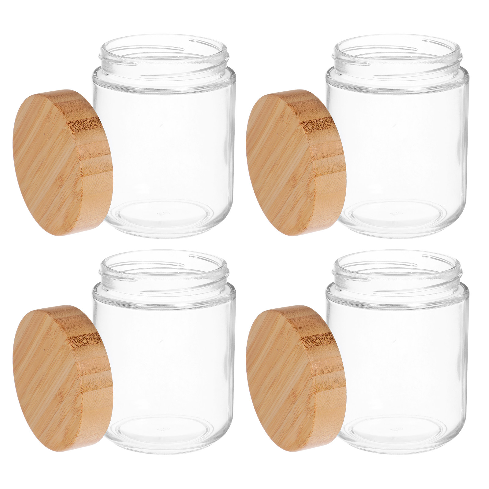 4 Potes de Vidro para Armazena - Food Storage Jars Plastic avaliação e preço