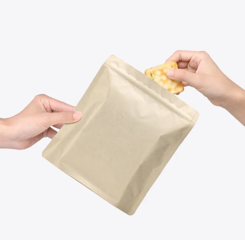 100 Sacos de Papel de Algodão  - Food Storage Bags Zip Lock Pouch avaliação e preço