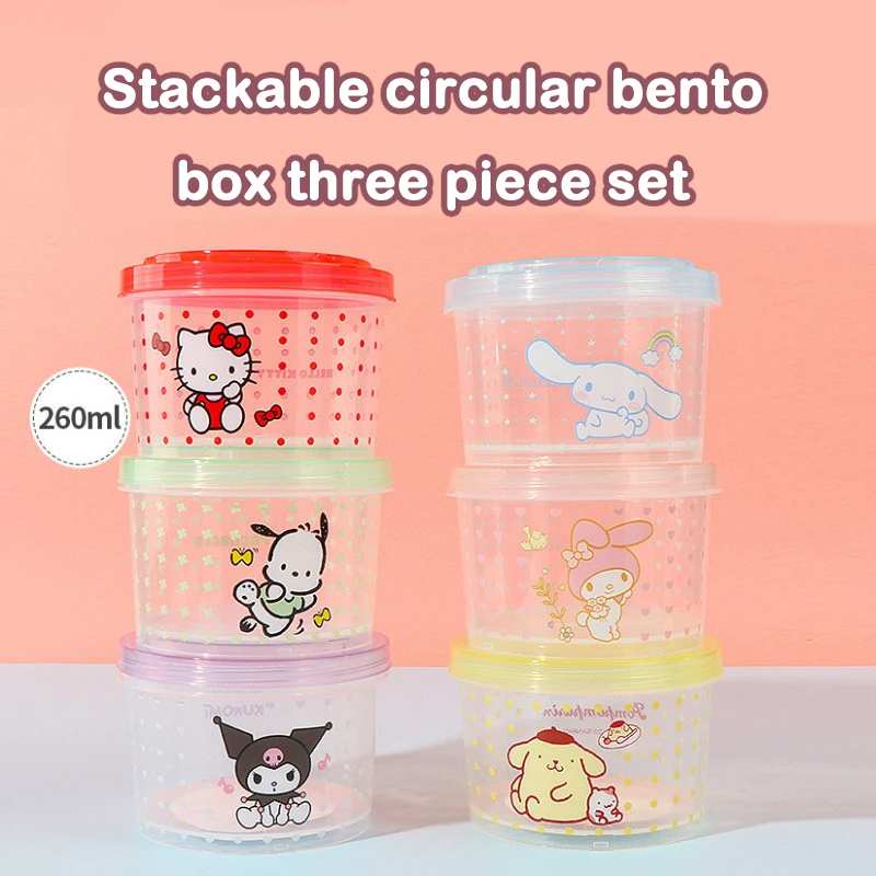 Conjunto de Caixa Bento Kitty  - Food Storage On Table avaliação e preço
